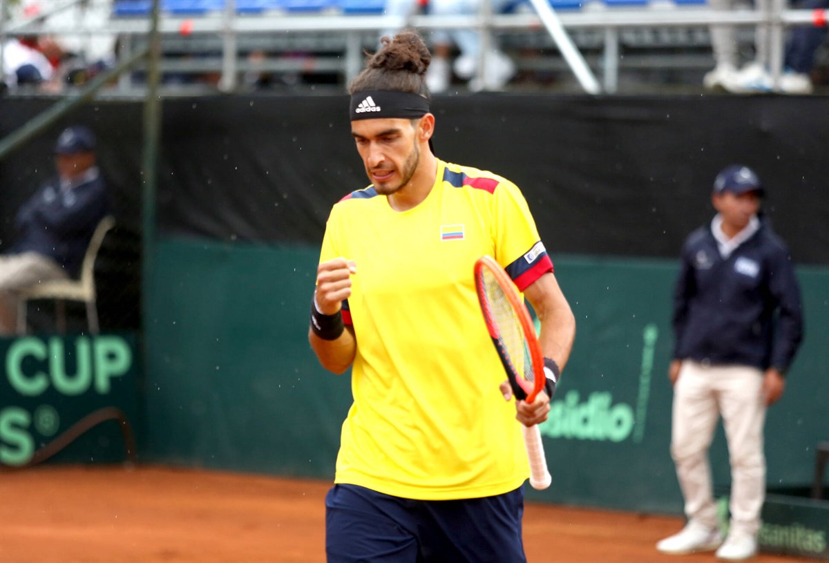 Colombia sufrió, ganó y sueña en grande en la Davis