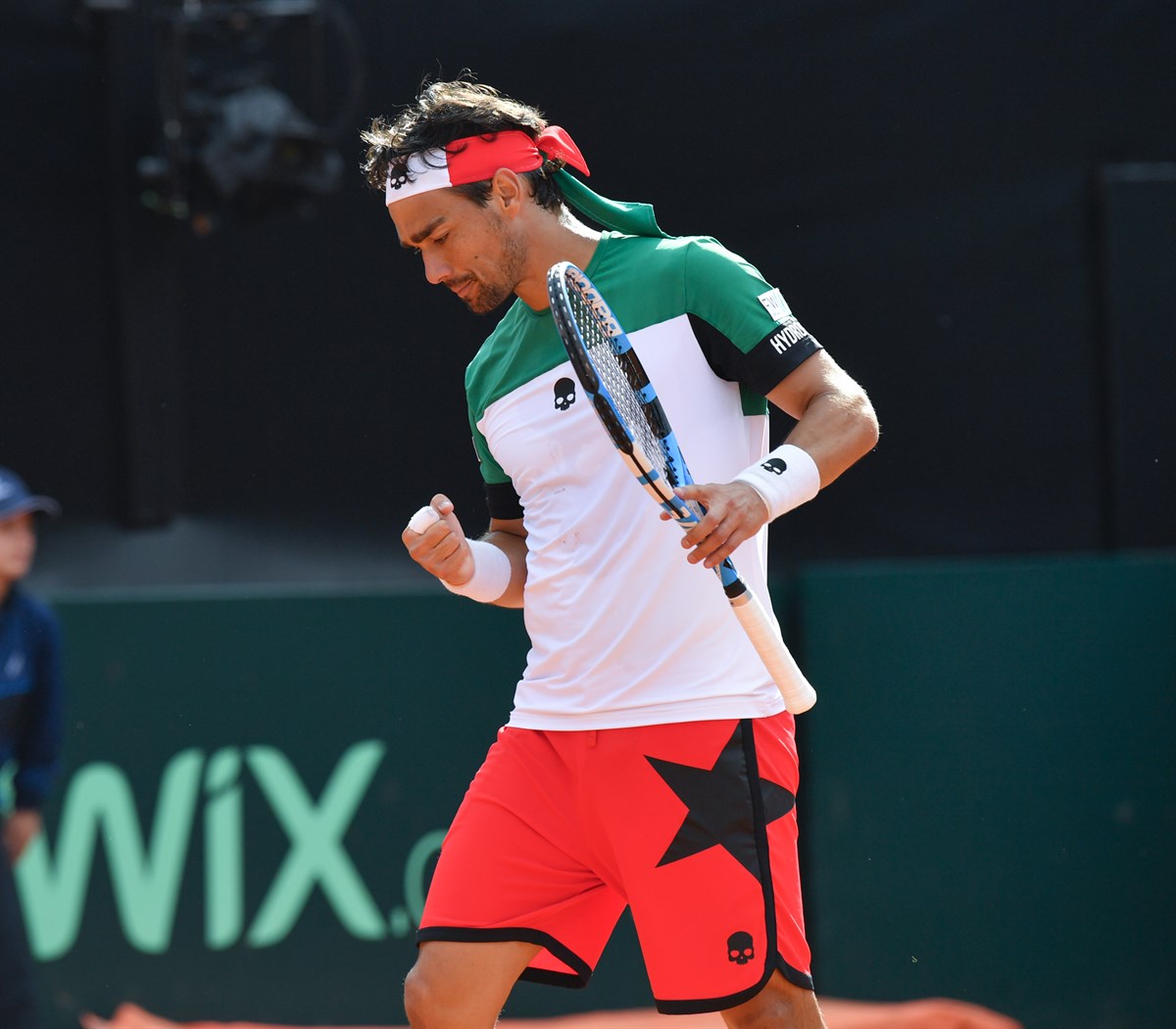 Fognini draws Italy level with France in Genoa