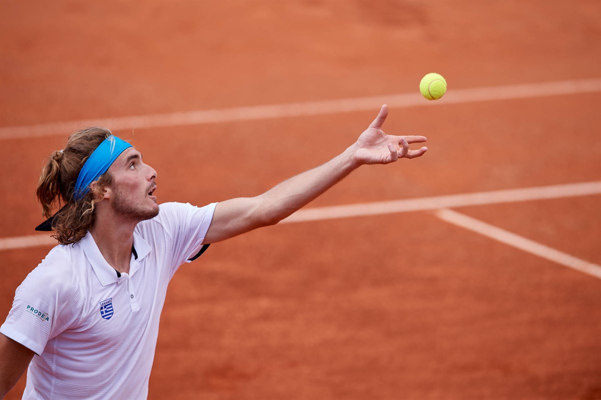 Tsitsipas revels in energy of Davis Cup debut