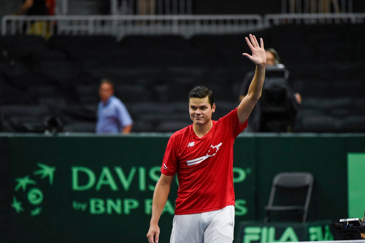 Raonic defeats Griekspoor to complete victory for Canada
