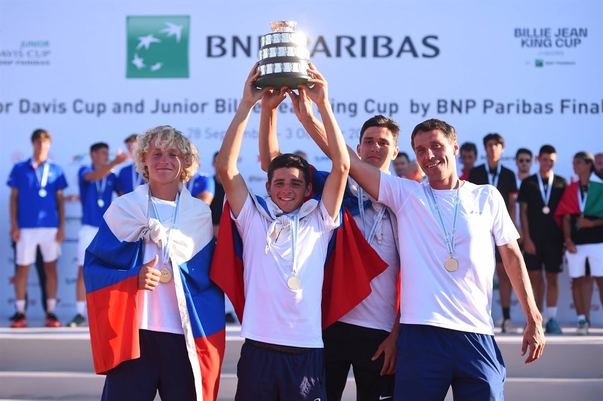 Rusia sorprende y conquista la Copa Davis Junior