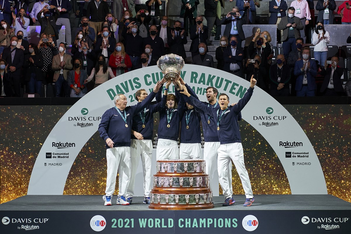 Russian Tennis Federation beats Croatia to win third Davis Cup title