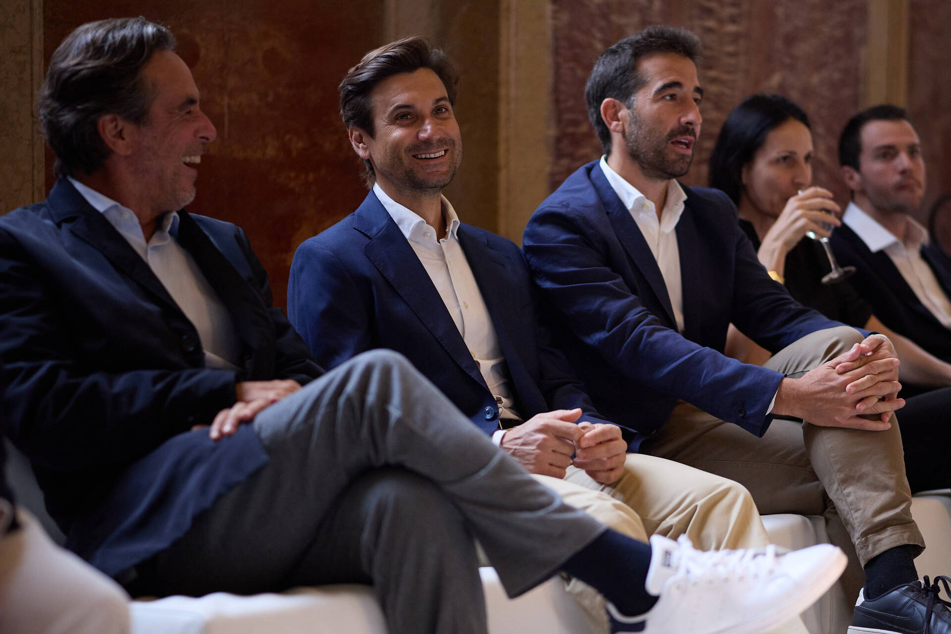 The Spanish team at the Welcome Event