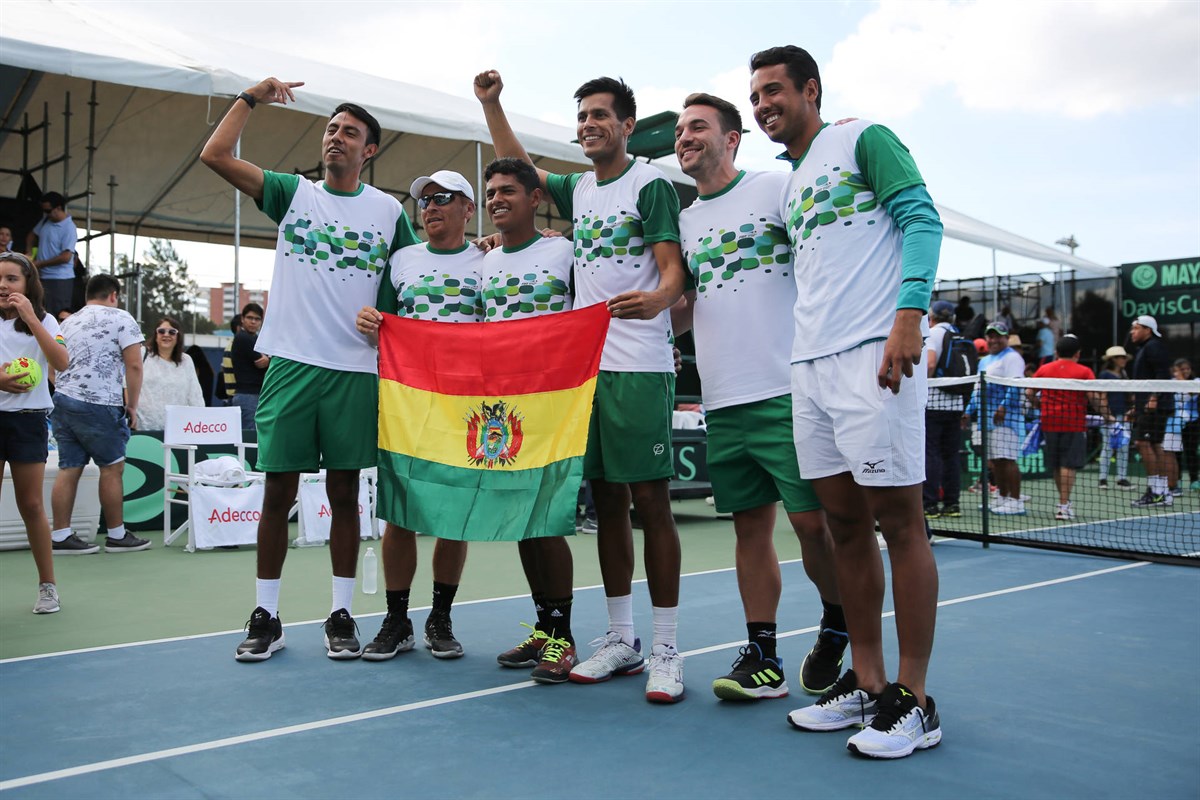 Bolivia festeja su pase a los Play-offs del Grupo Mundial I