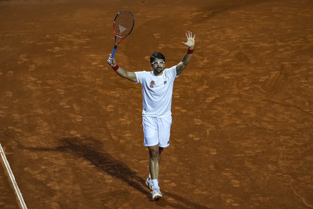 Tipsarevic se despedirá de las canchas en la Copa Davis
