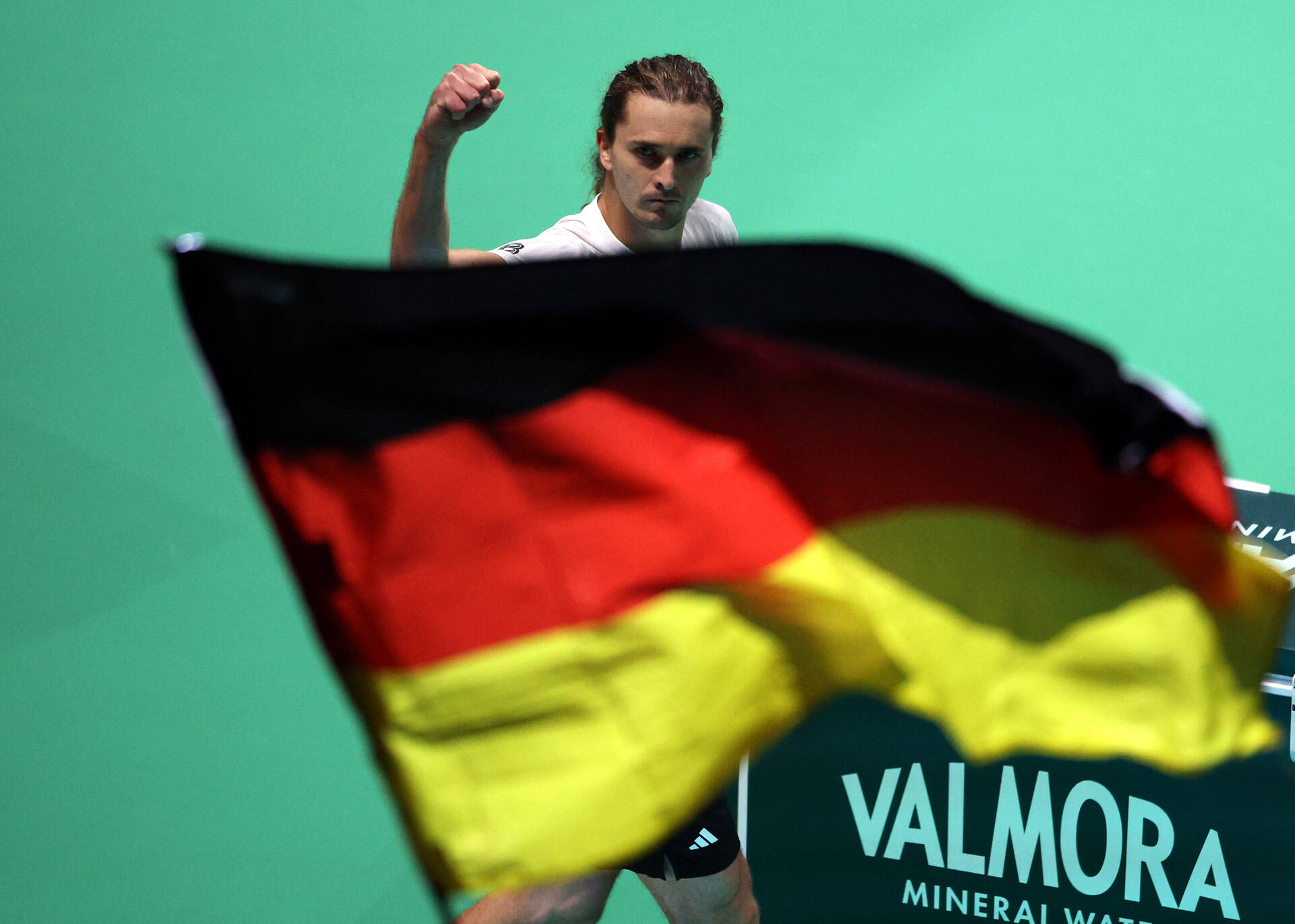 ESP-GER Zverev Germany flag