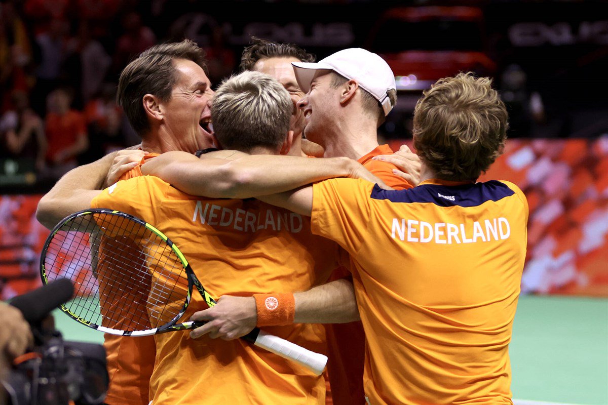 NED 2-1 ESP: Netherlands call time on Spain’s Davis Cup run