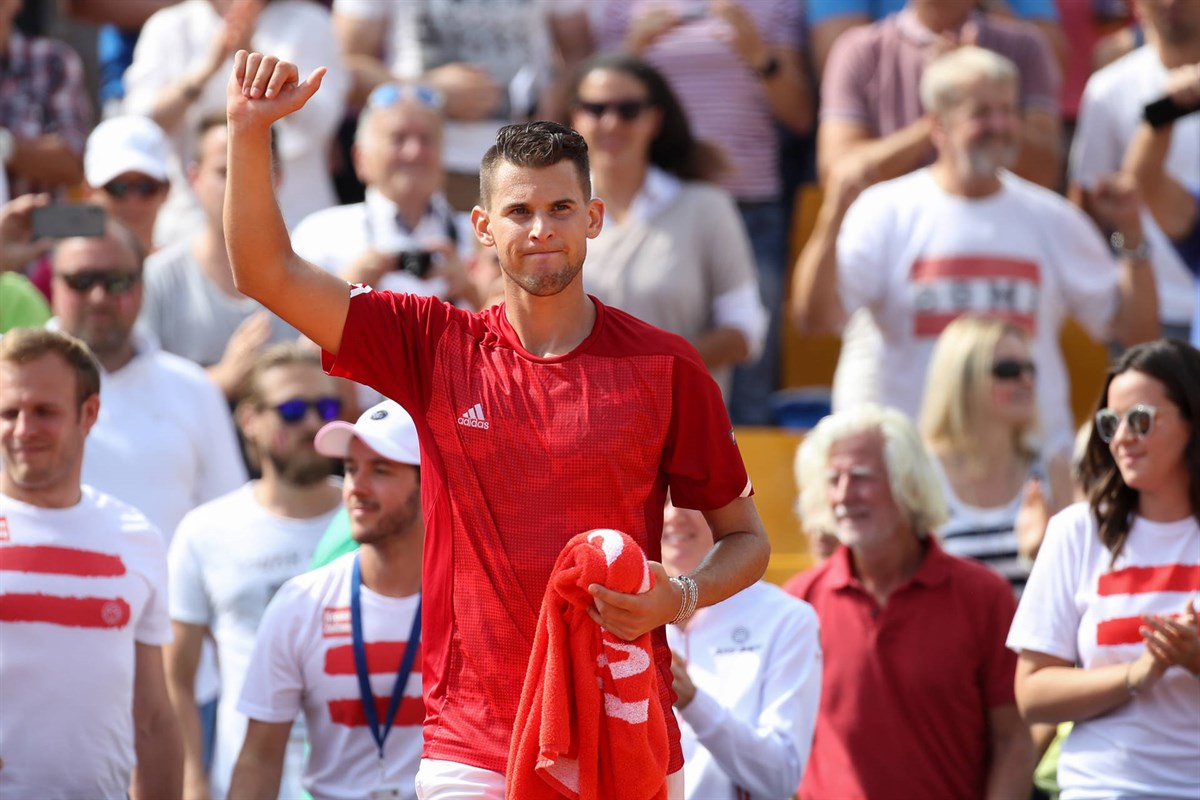Thiem and Novak give Austria the edge in Graz