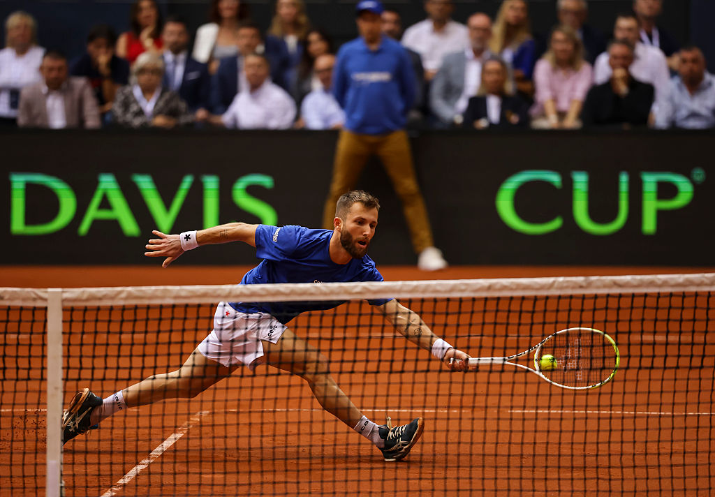 CRO-FRA: Day 2 Moutet