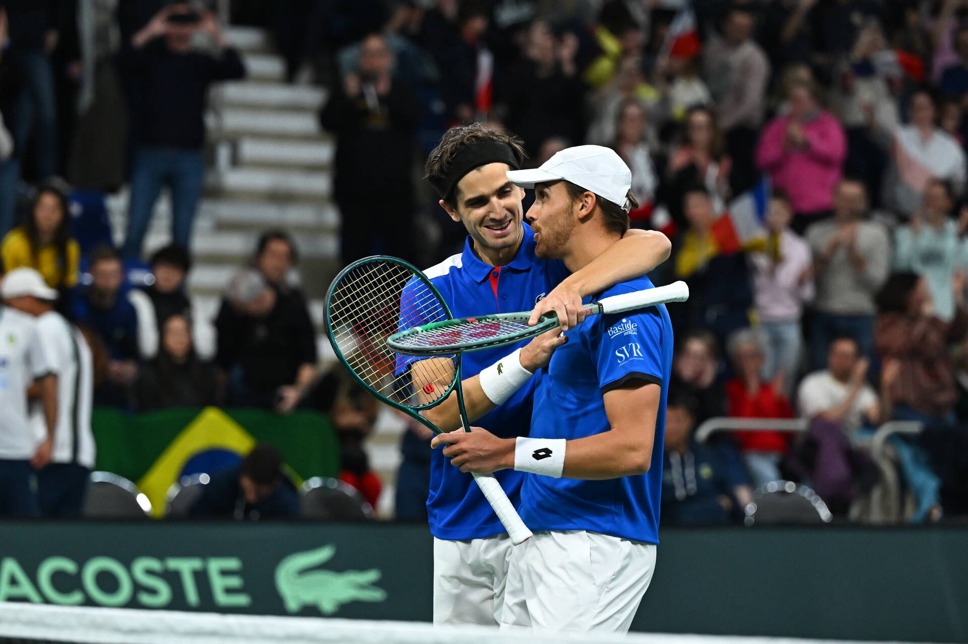 Benjamin Bonzi (FRA) and Pierre-Hugues Herbert (FRA)