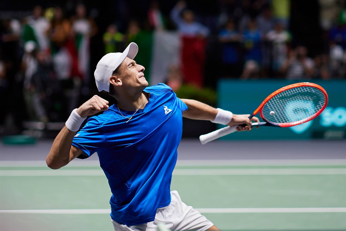 Arnaldi builds on Berrettini foundations to power Italy past Brazil