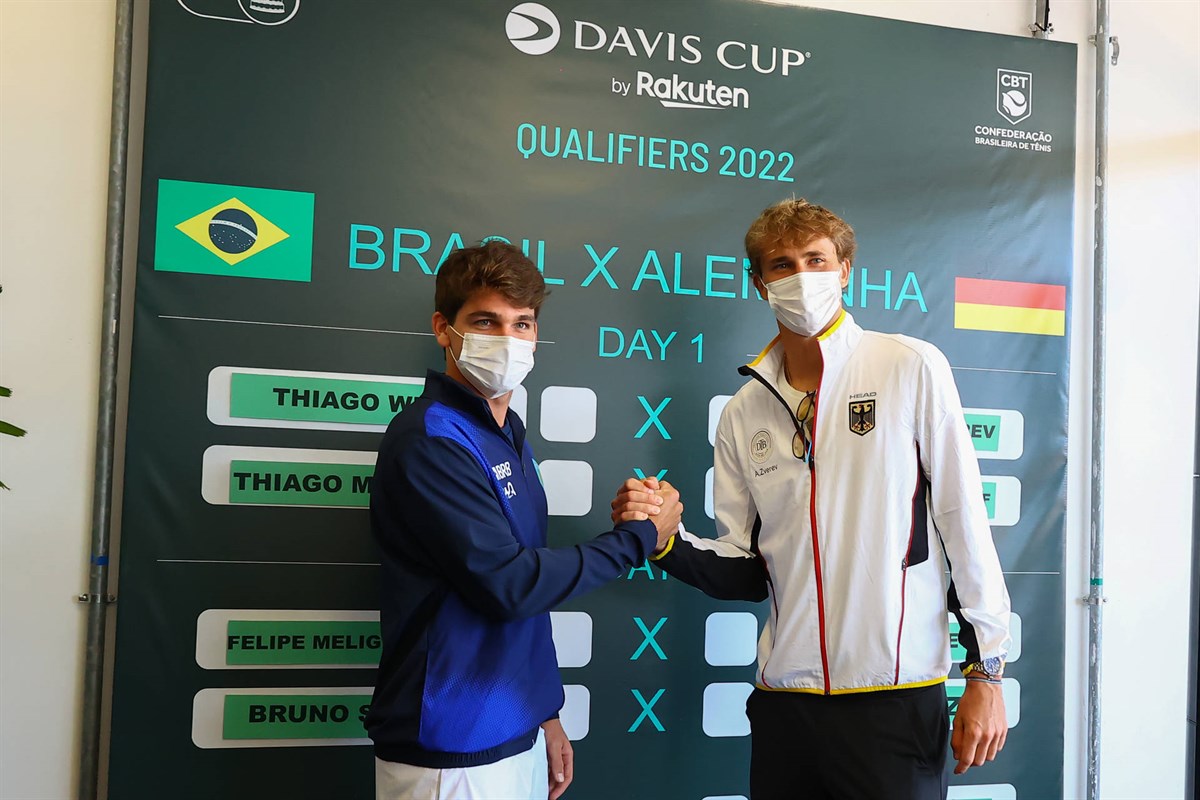 Zverev v Seyboth, en la apertura de Brasil v Alemania