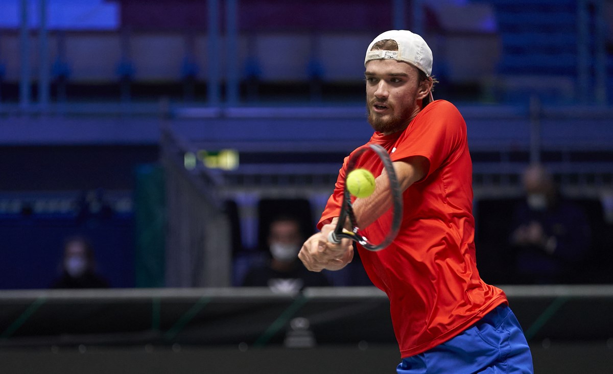 'I'm super happy, I used to watch him on TV': Machac revels in Davis Cup debut