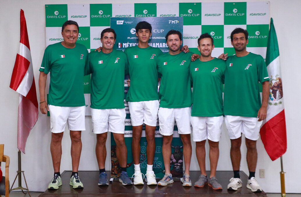 México enfrenta a Dinamarca y festeja sus 100 años en la Copa Davis