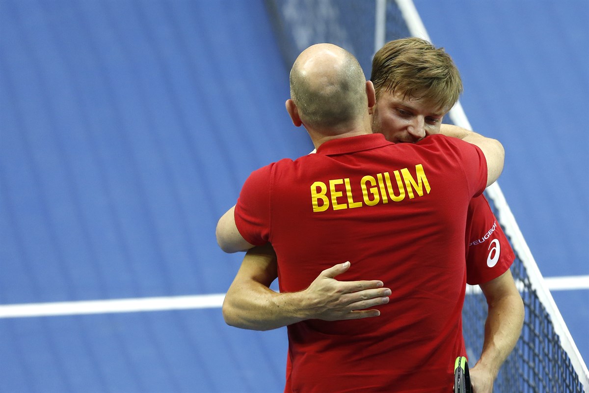 Goffin secures hard-fought victory for Belgium