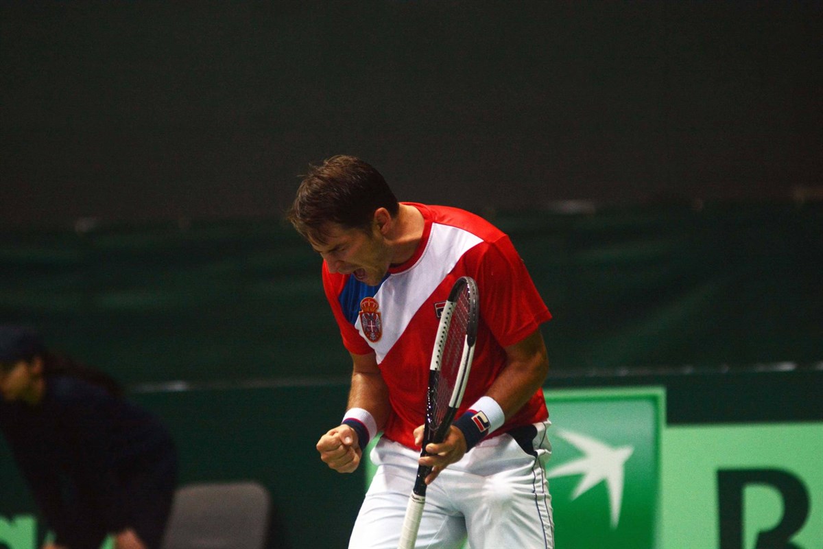 Lajovic and Krajinovic put Serbia in control