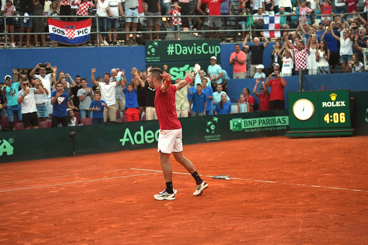 Coric hace finalista a Croacia