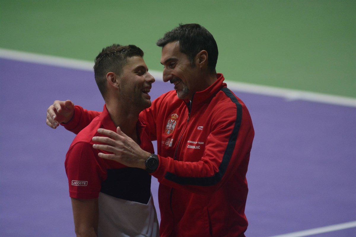 Krajinovic denies Uzbekistan and books Finals place for Serbia
