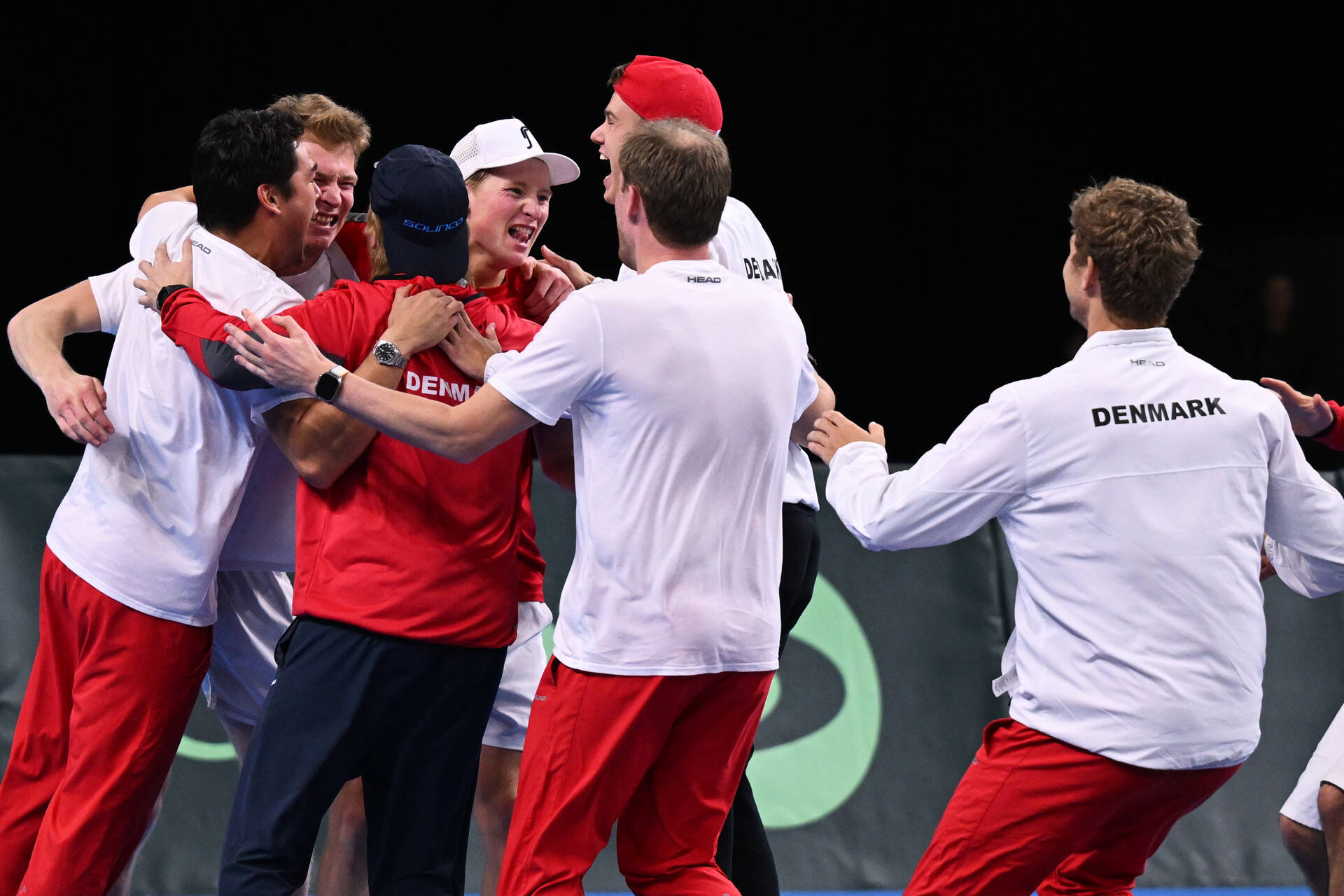 The Danish team