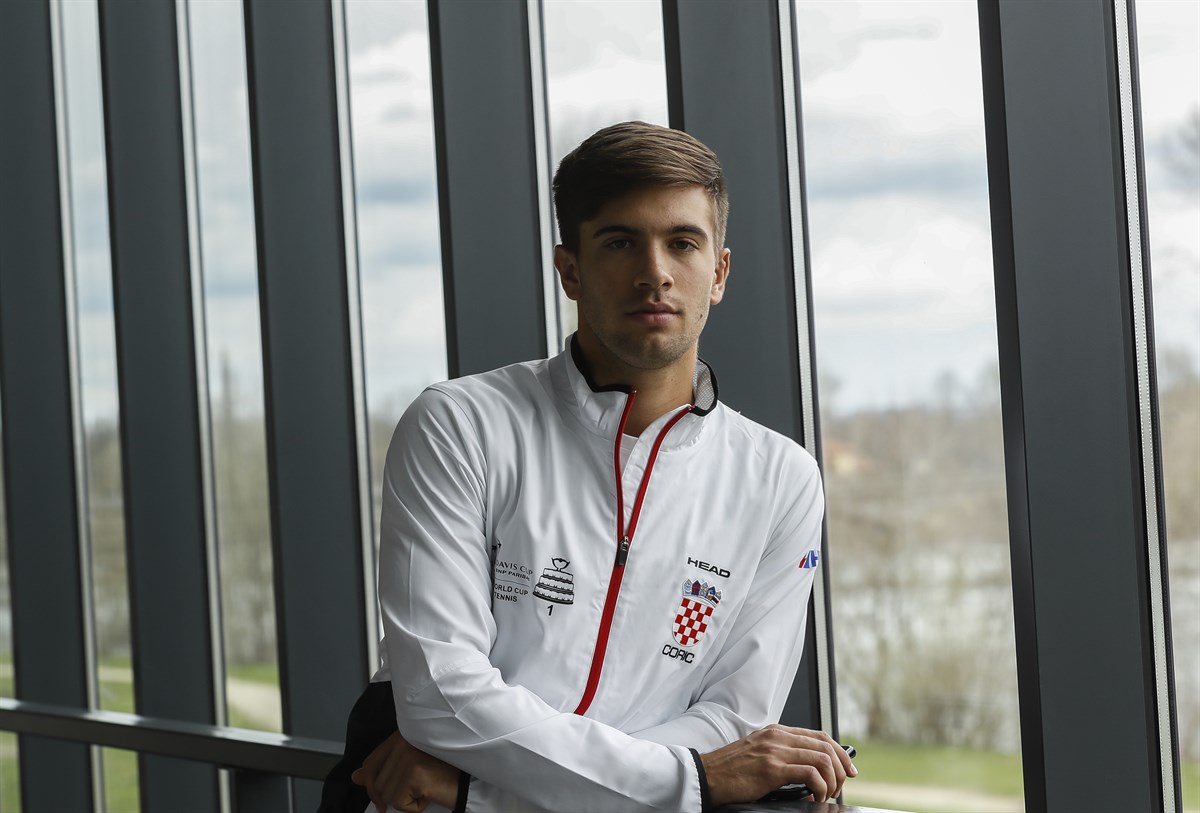 Coric keeping a calm head in pursuit of Davis Cup glory