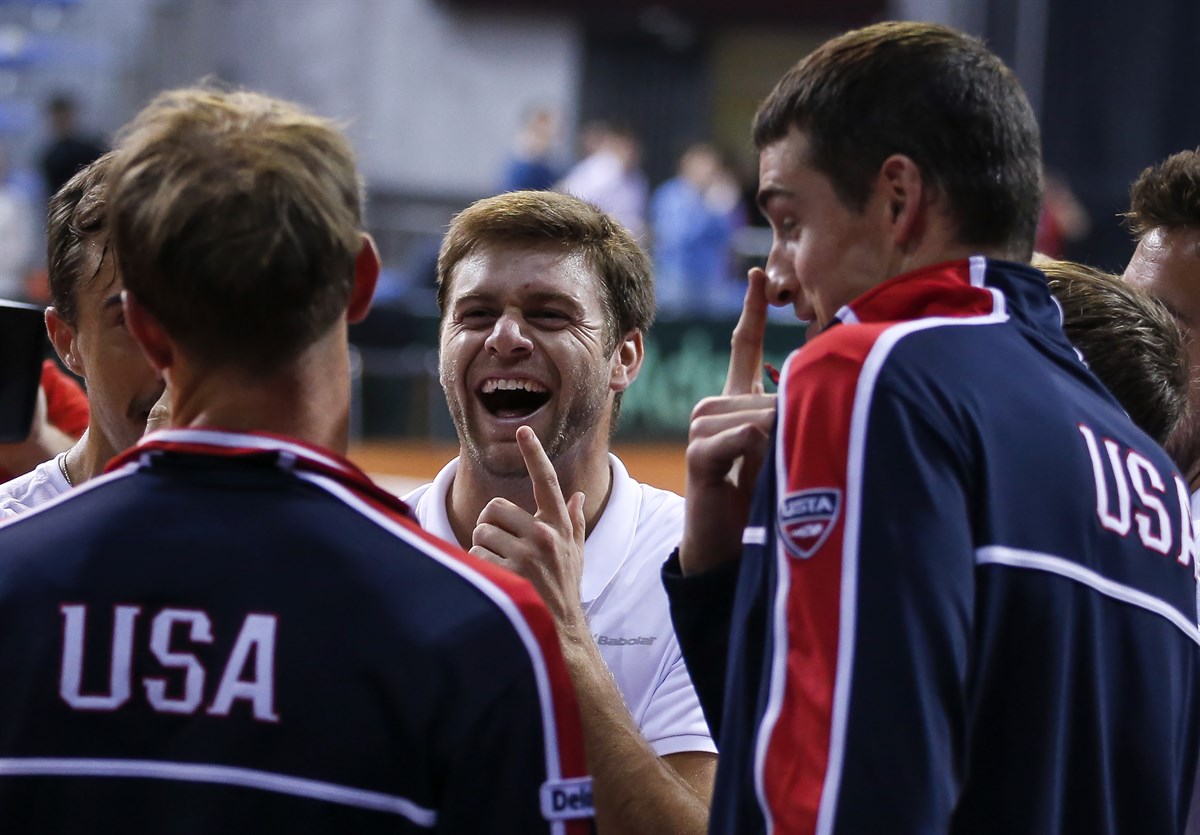 Dominant USA through to last eight with 3-0 win over Serbia
