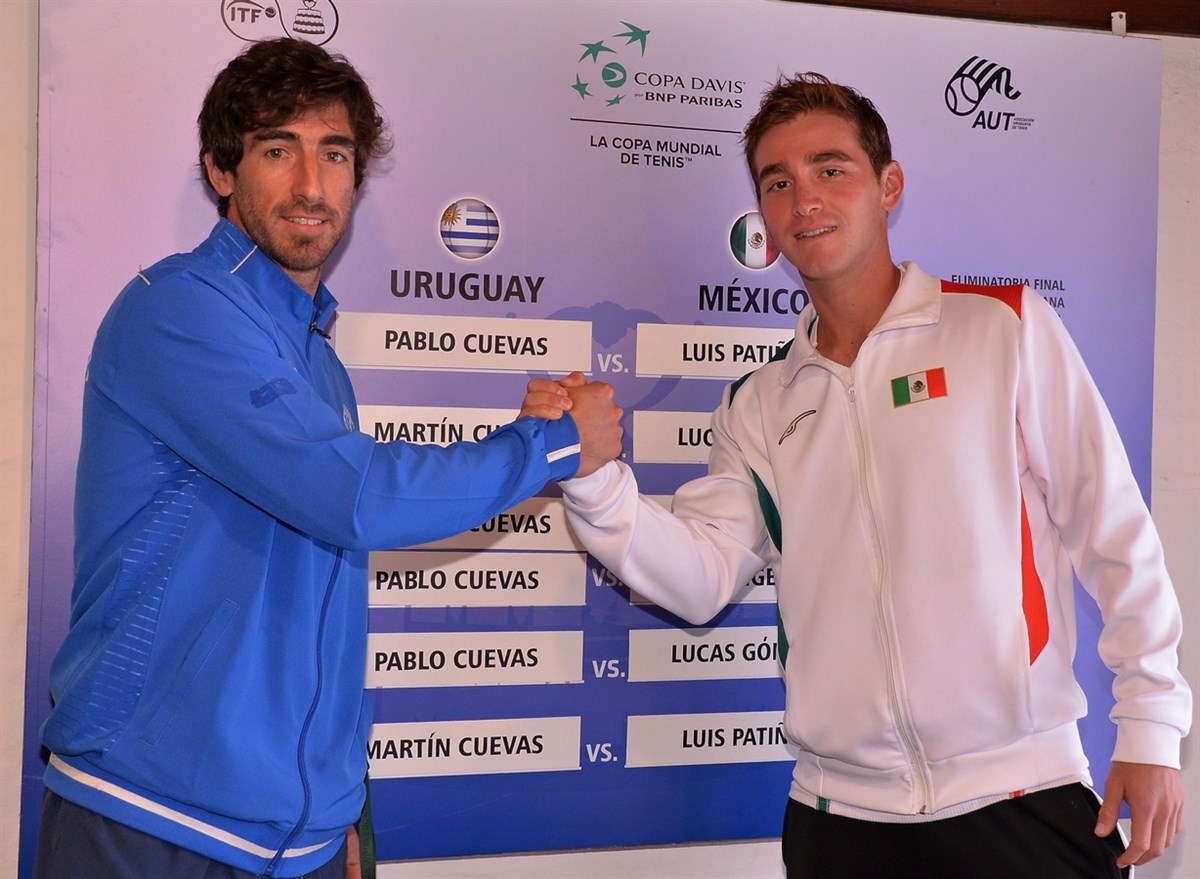 Cuevas y Patiño serán los primeros en Uruguay