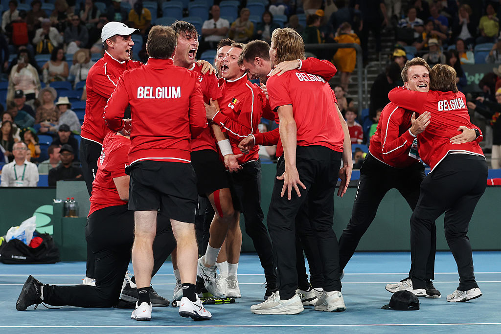 Raphael Collignon and Belgium team