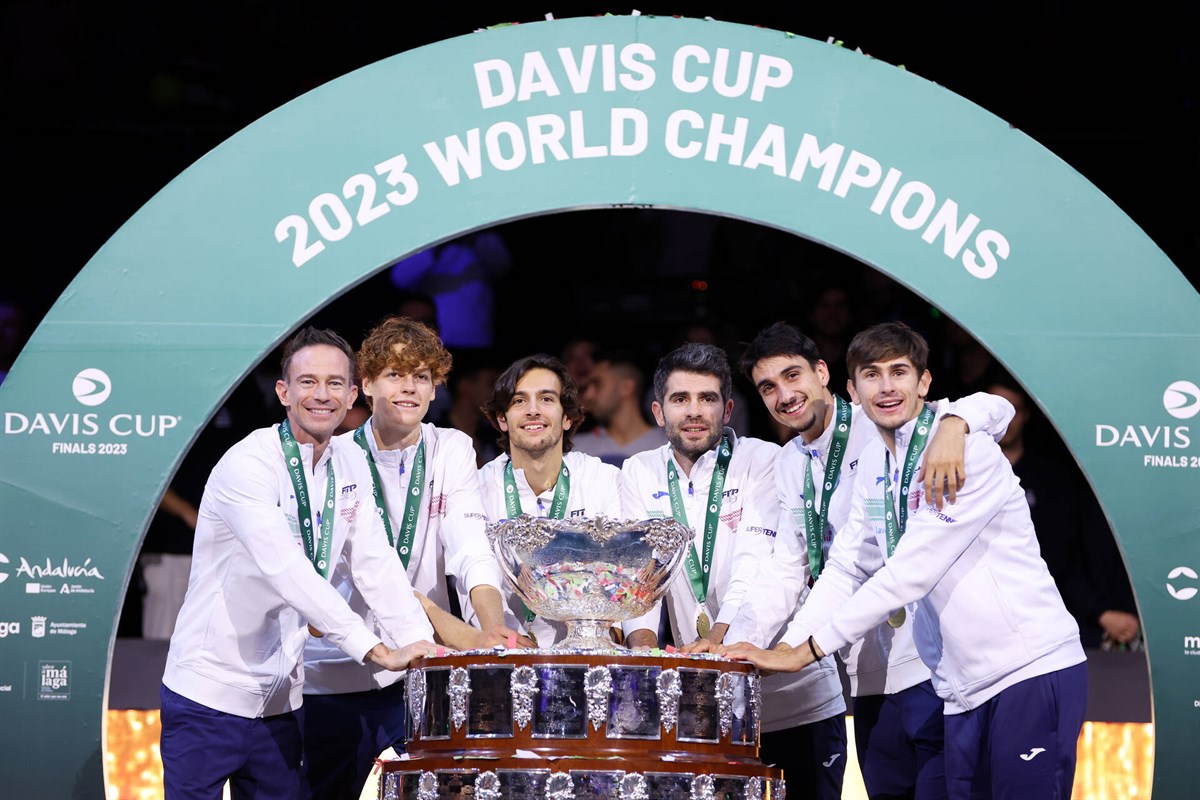 World Champions Italy claim No. 1 spot on year-end Davis Cup Nations Rankings