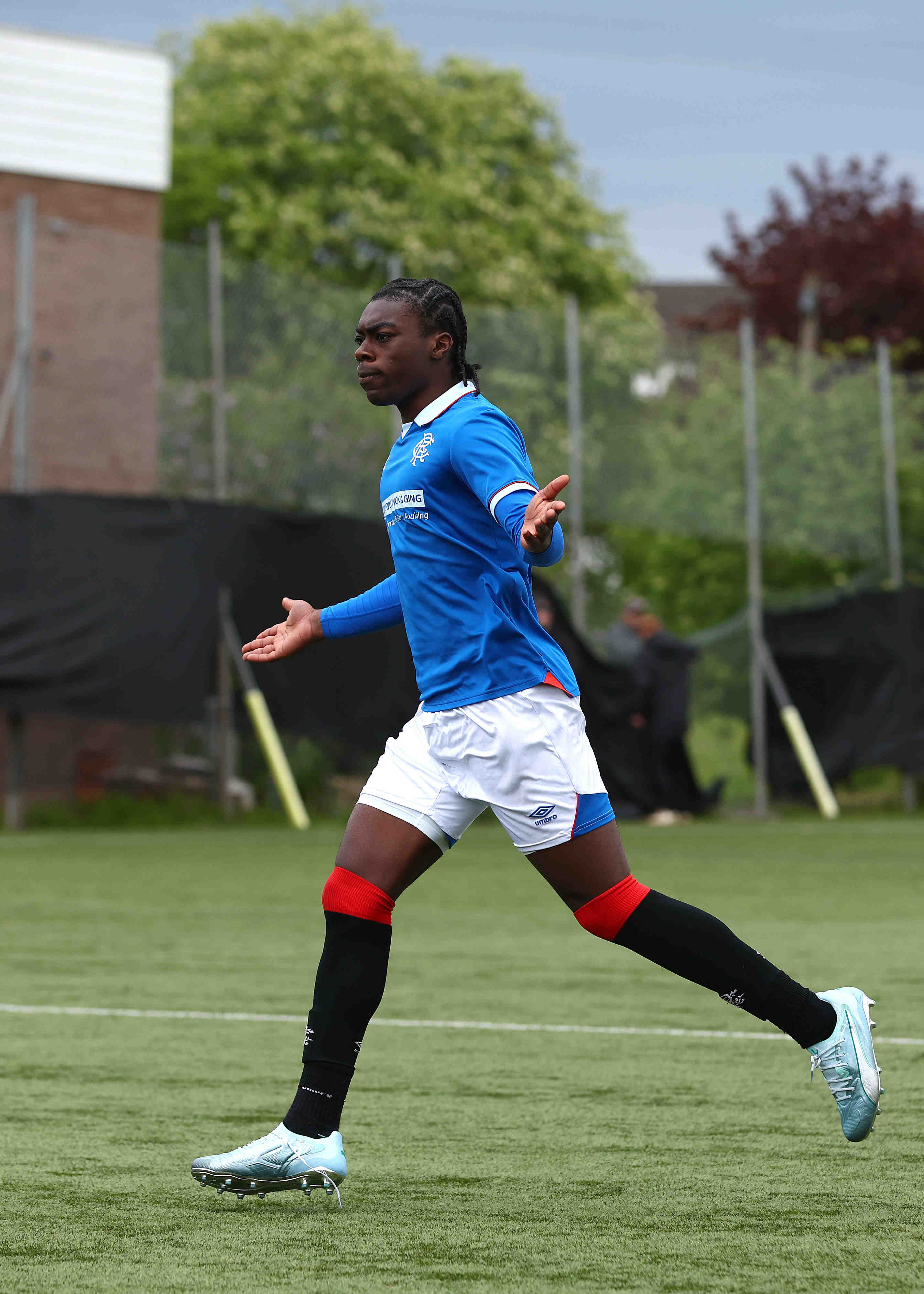 150526 St Mirren U19 v Rangers U19, Zebedee Lawson Goal Celebration 38