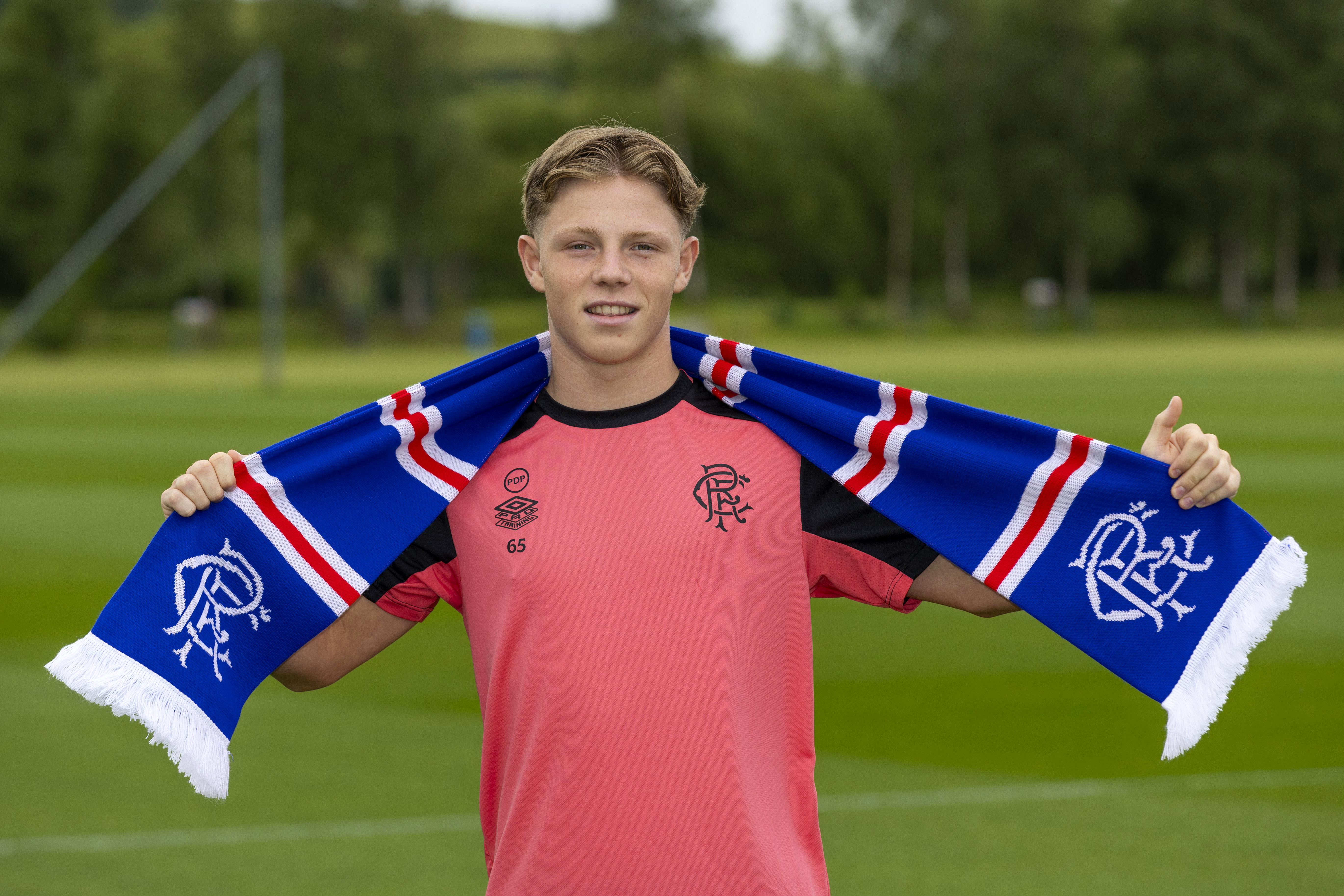 Luca Rankin signs Rangers contract until 2029