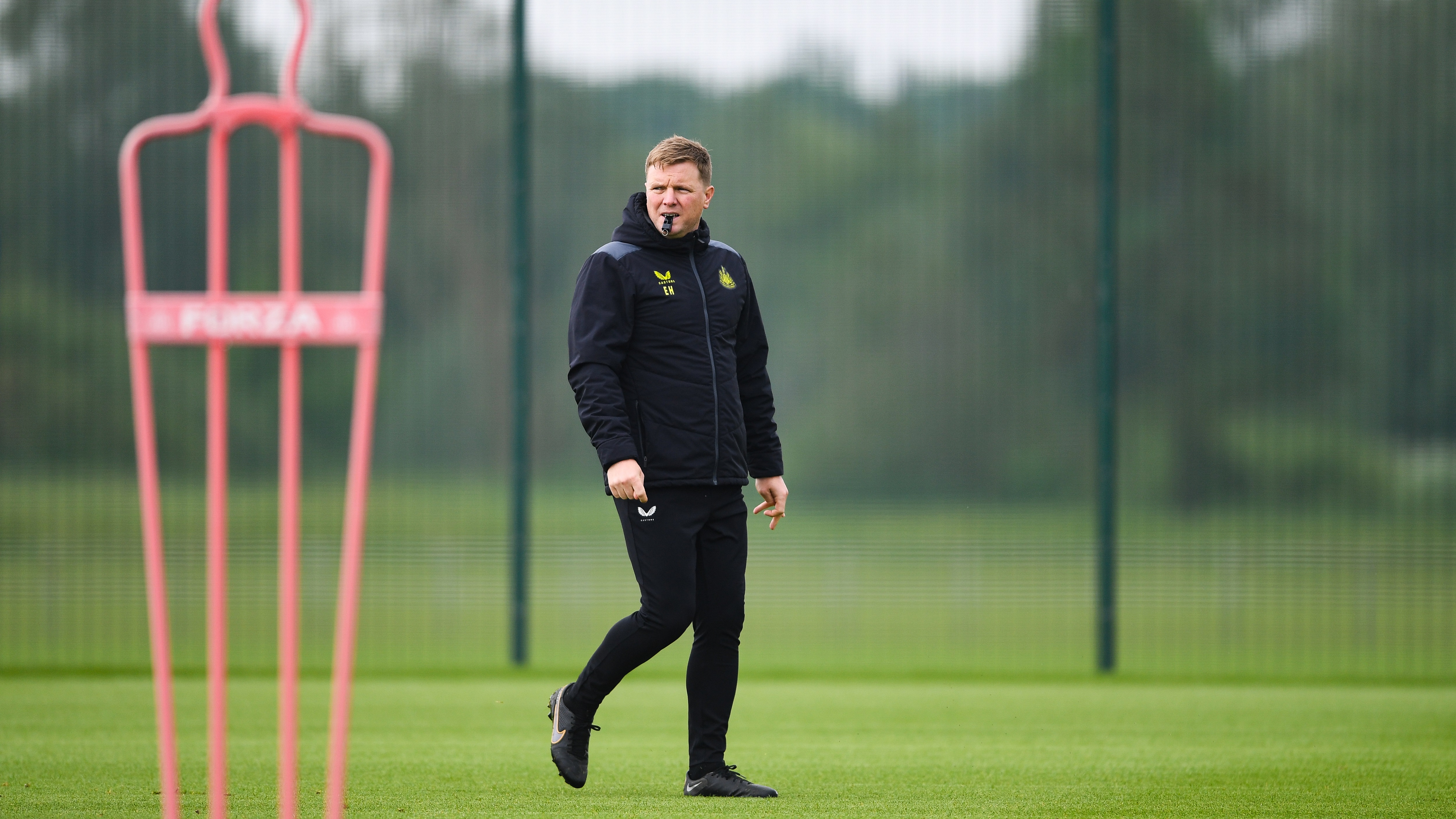 Eddie Howe training