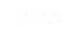 Premier League logo of Lion with Premier League text - all in white for dark backgrounds.