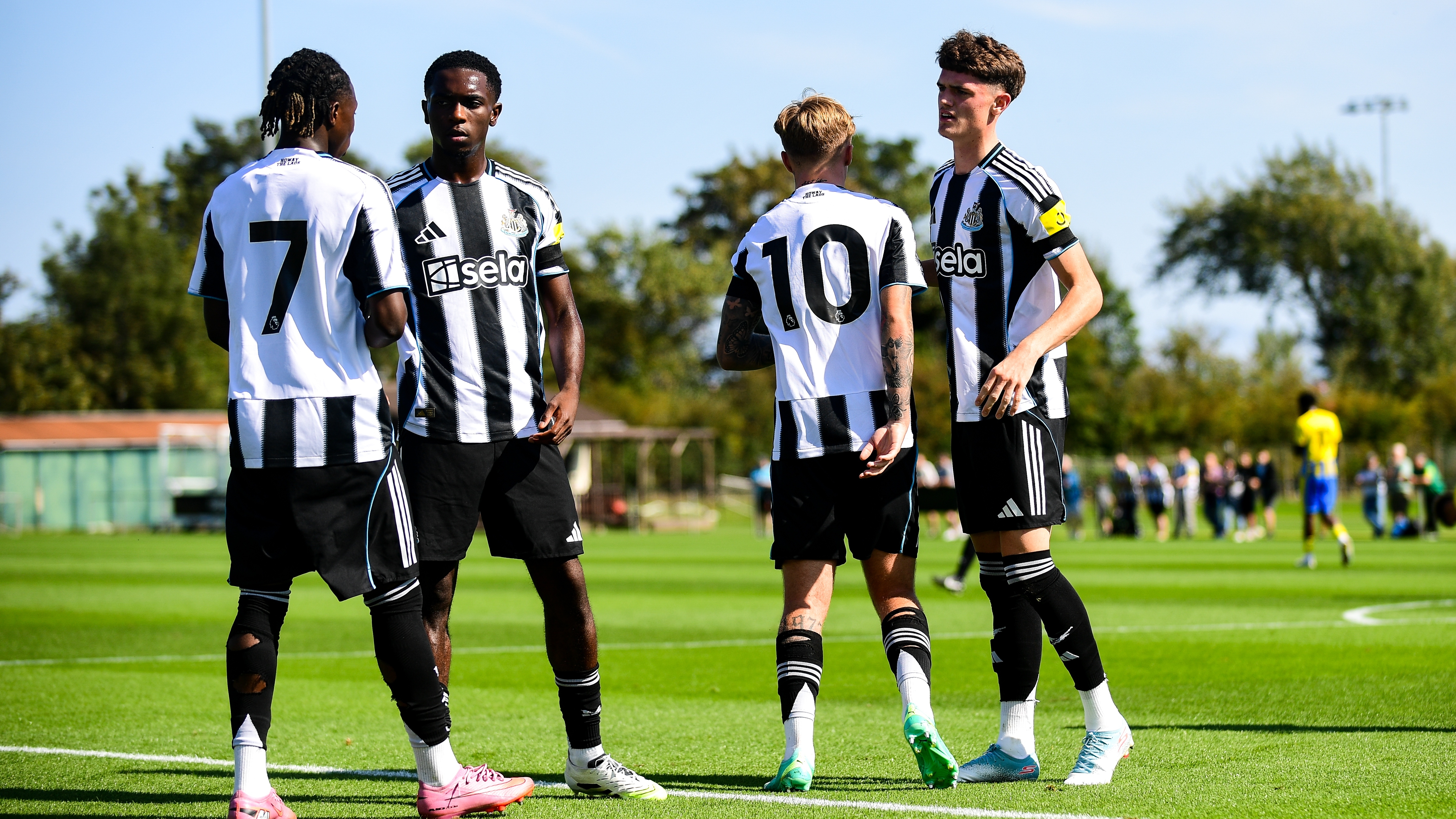 Academy team huddle header