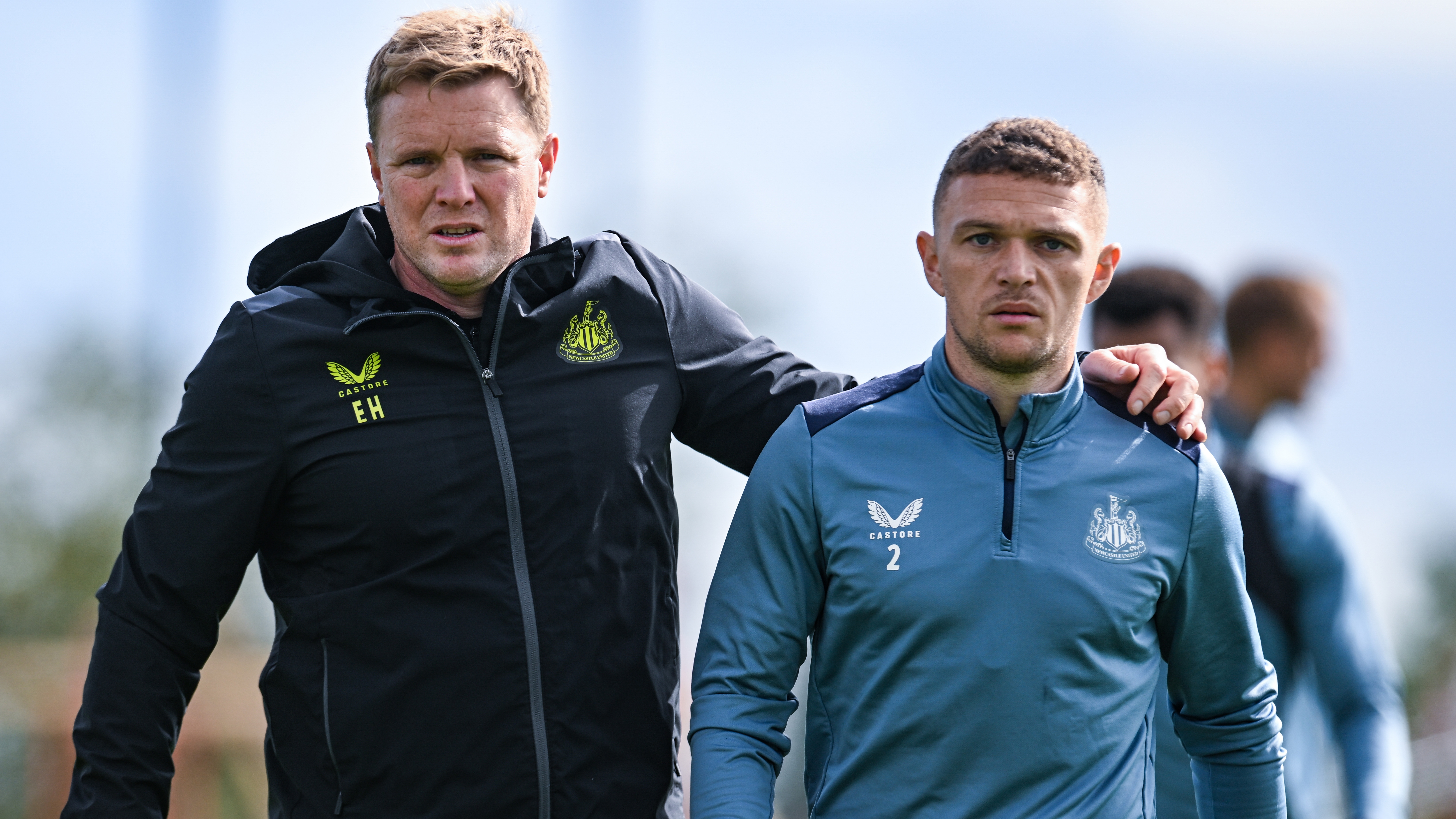 eddie-howe-kieran-trippier-training