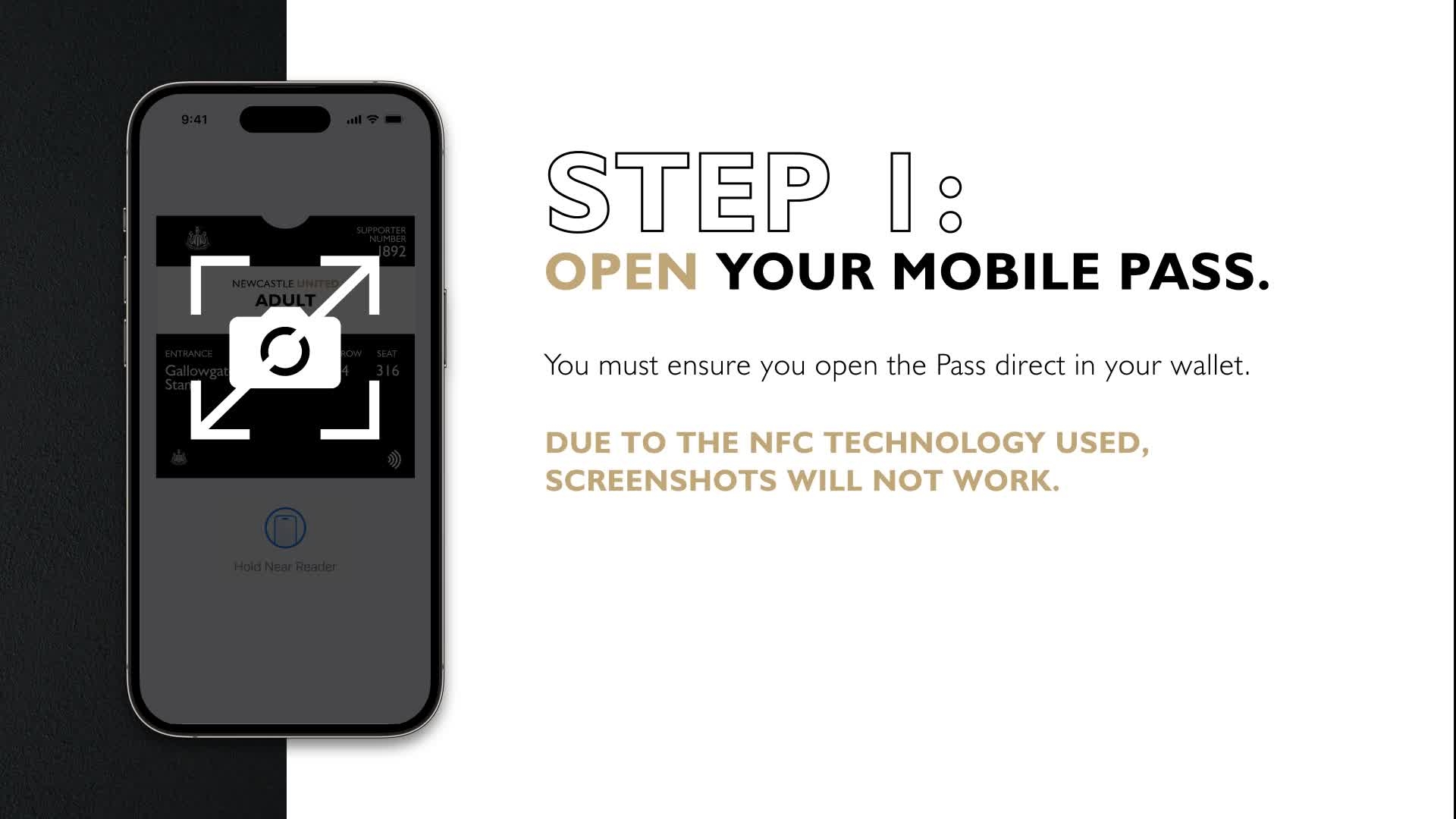 [Image] Entering the stadium using an iPhone