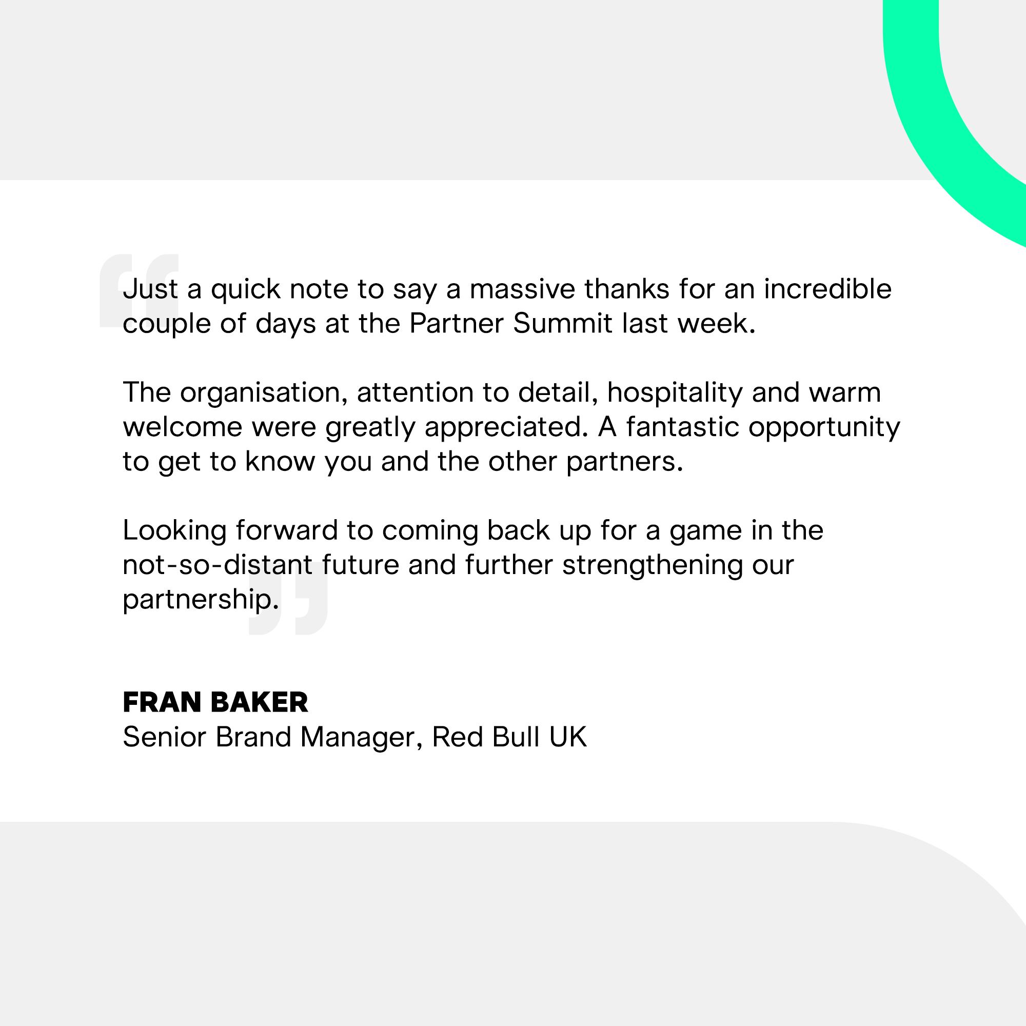 Partner Summit - Quote 4