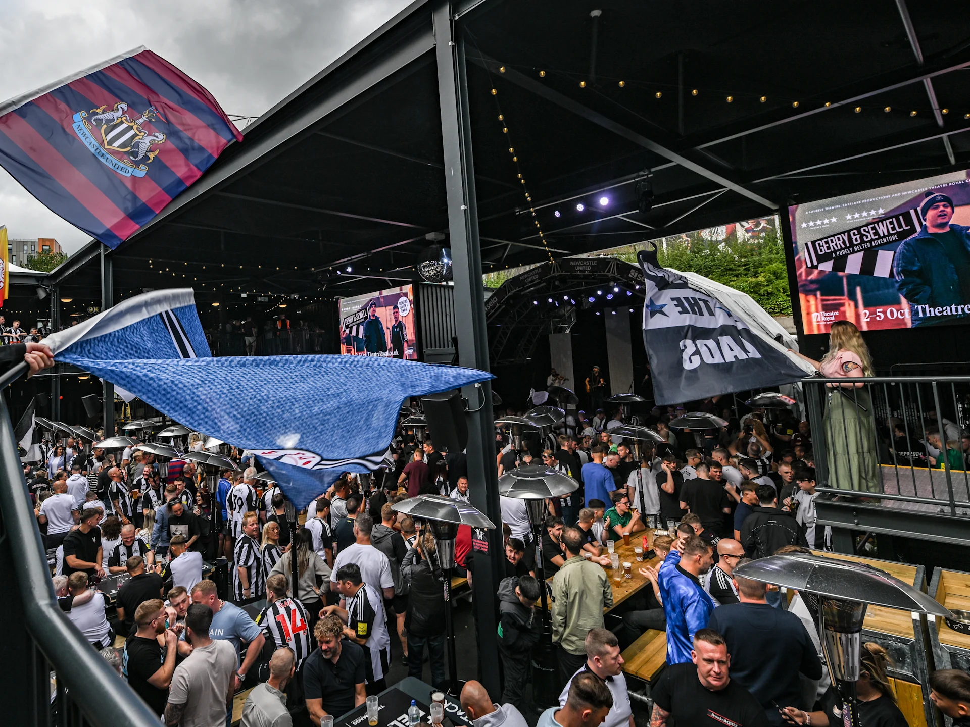 Stack Nufc St. James' STACK gets takeover for cup final thanks to JD | NUFC