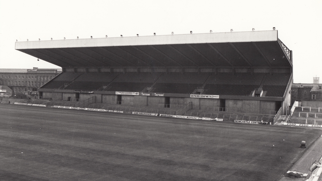 The newly-built East Stand in 1973