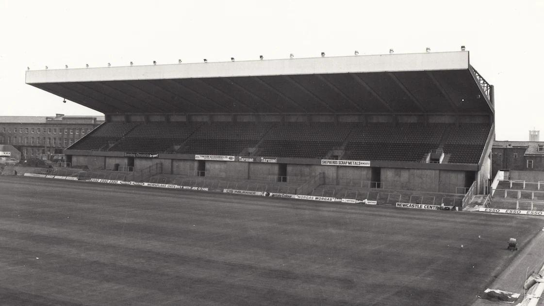 The newly-built East Stand in 1973