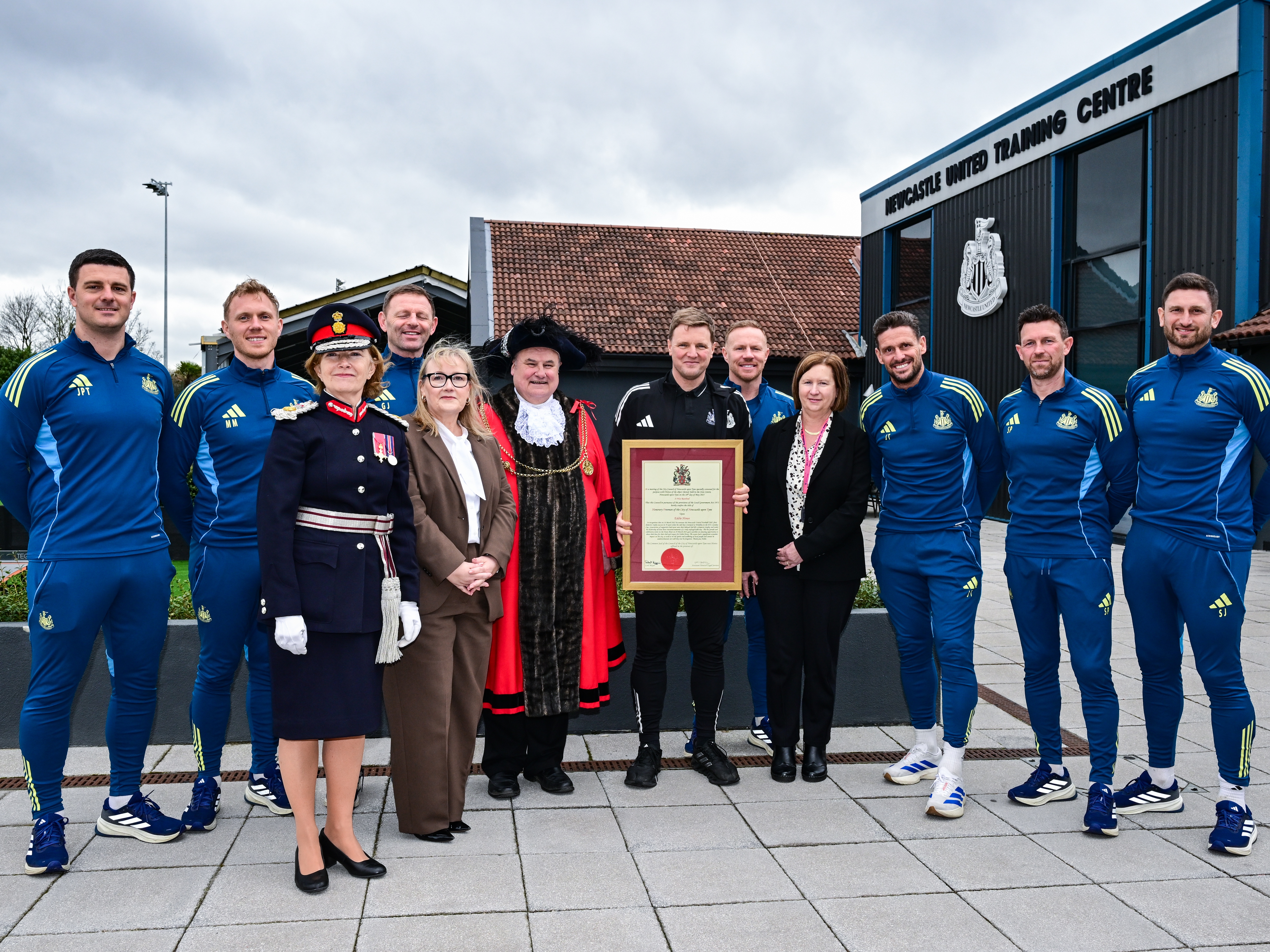 Eddie Howe - Freedom of Newcastle