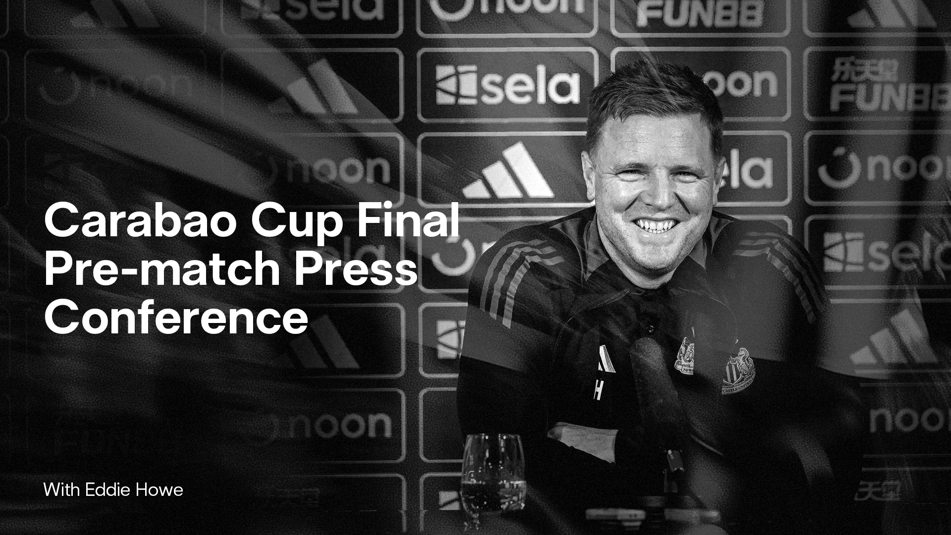 Eddie Howe with Text Presser Image
