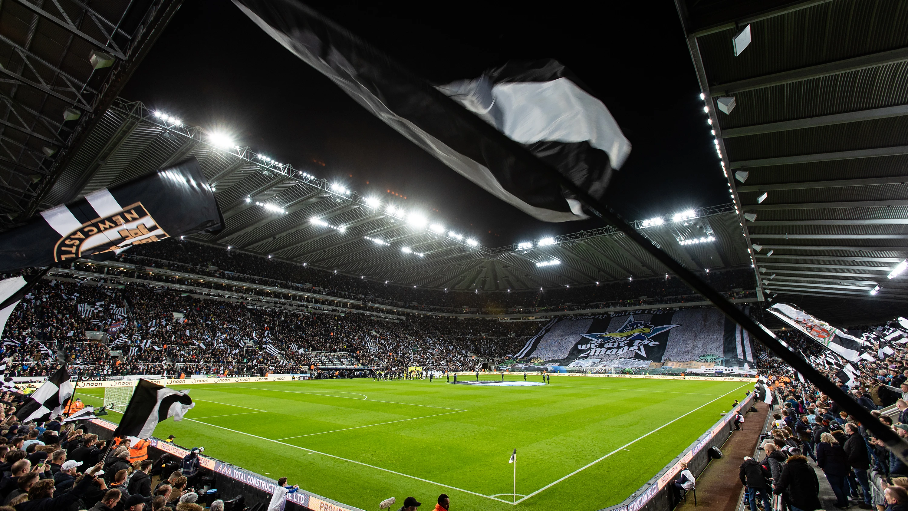 St James Park Night Header