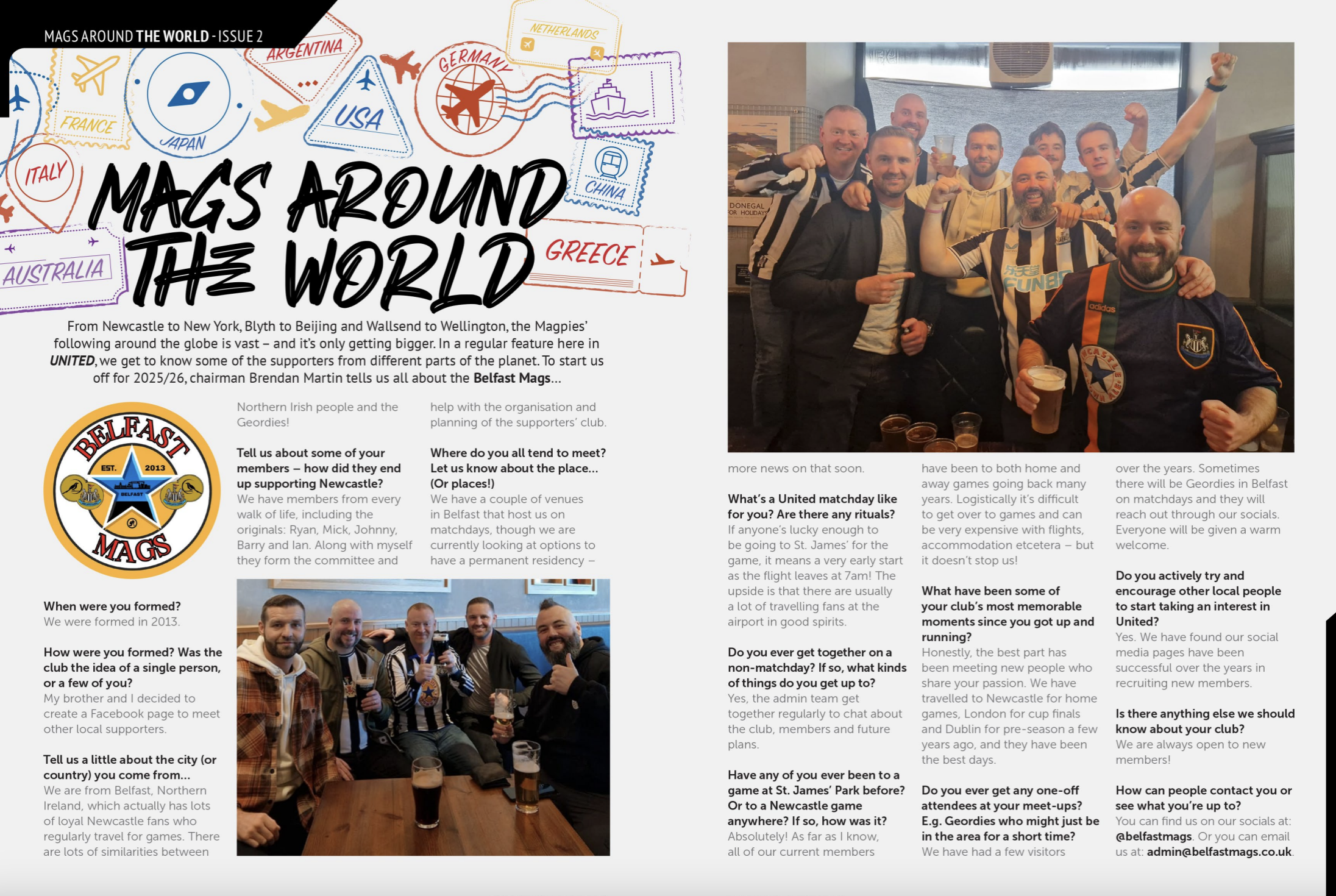 Mags around the world
