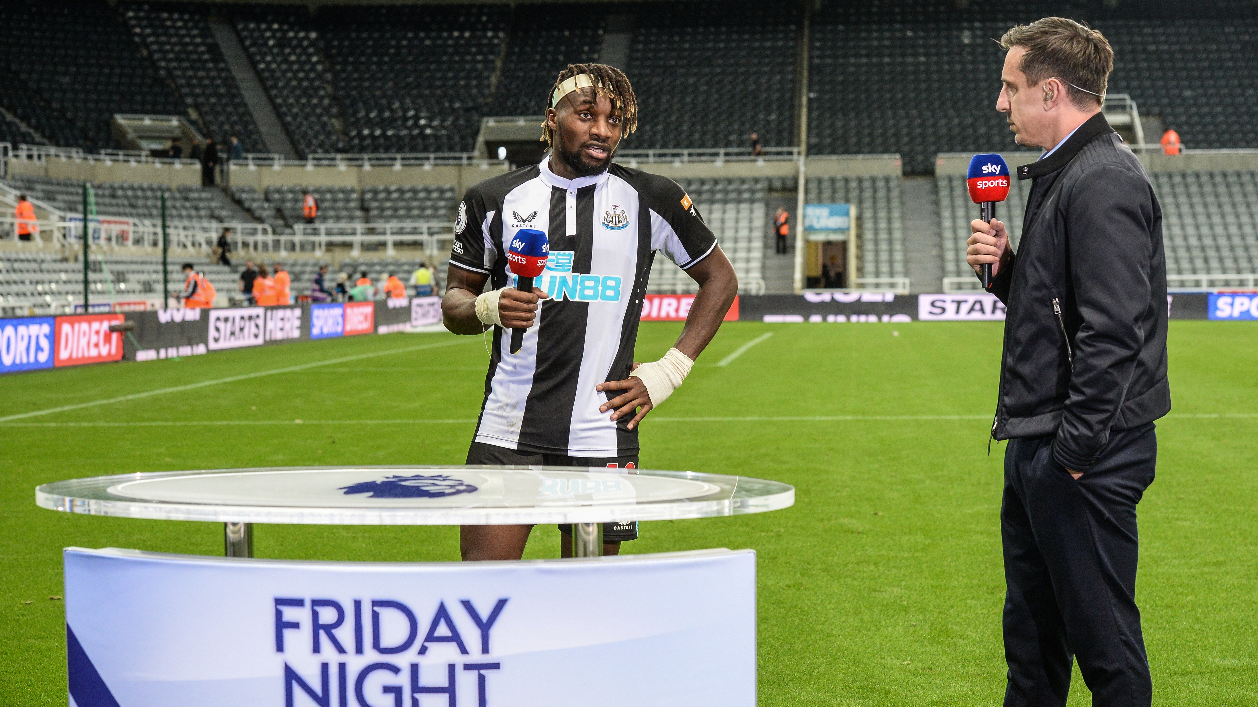 allan-saint-maximin-gary-neville-sky-sports