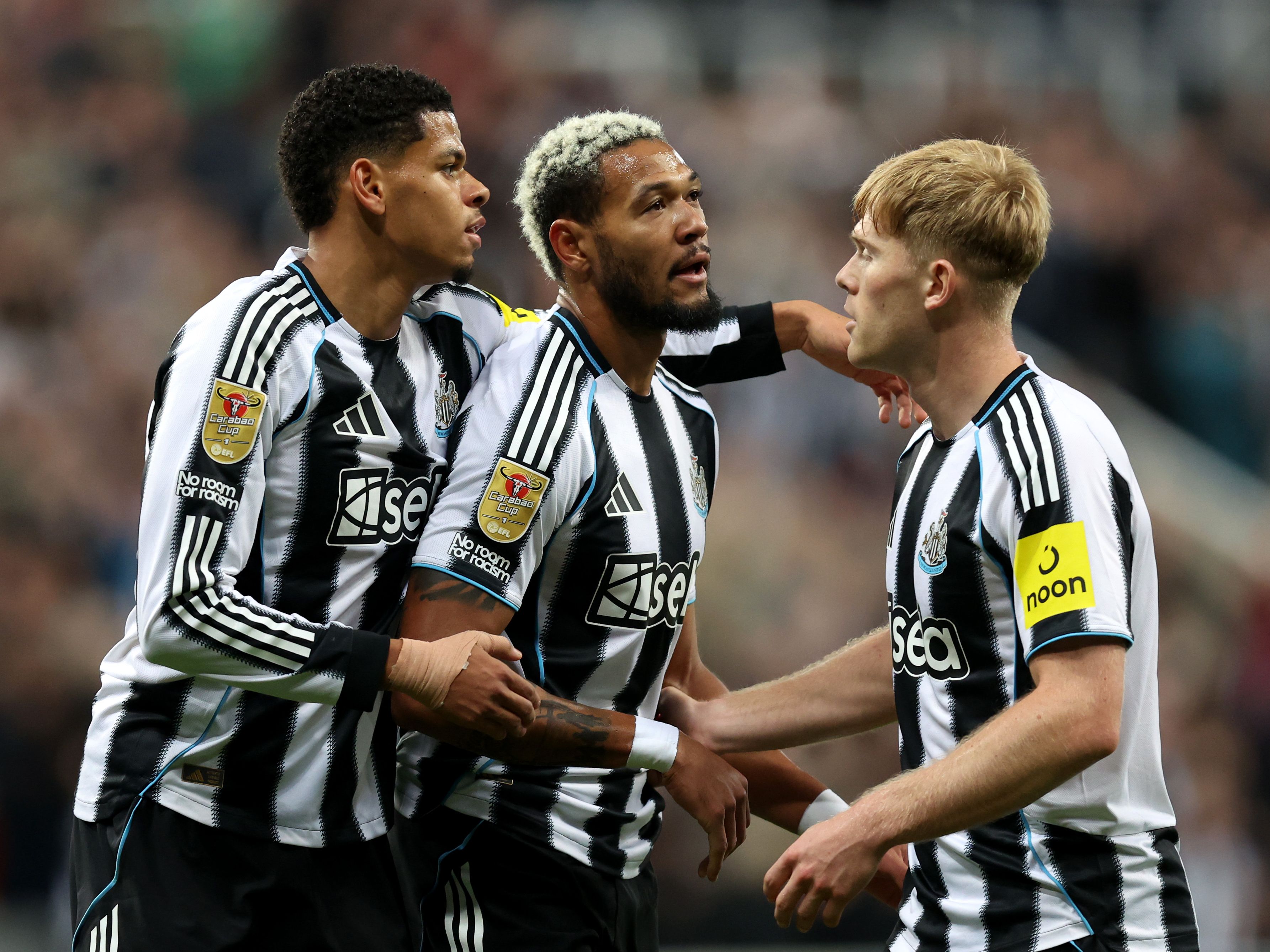 William Osula Joelinton celebrate Bradford image