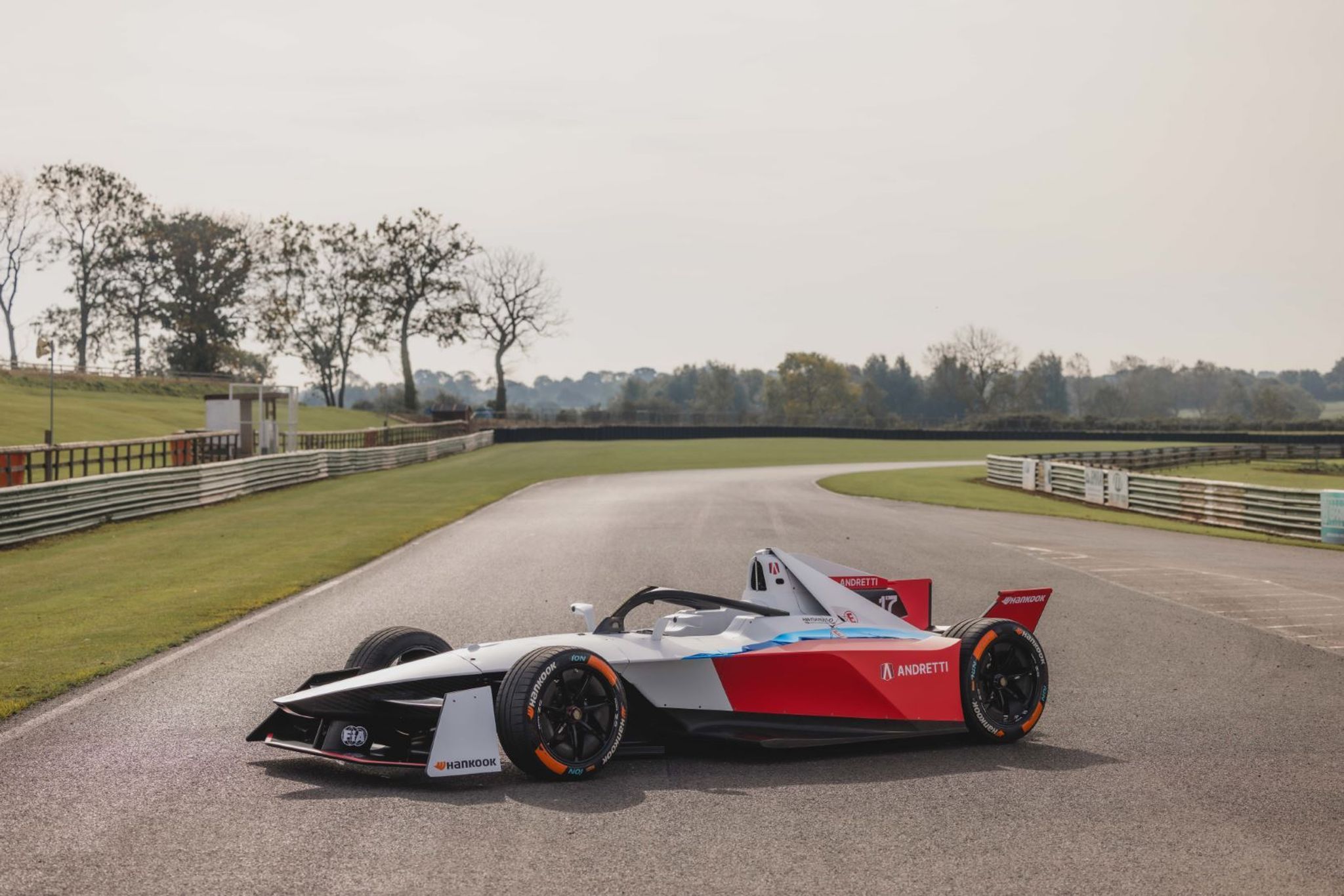 Andretti shows off new red, white and blue Formula E livery