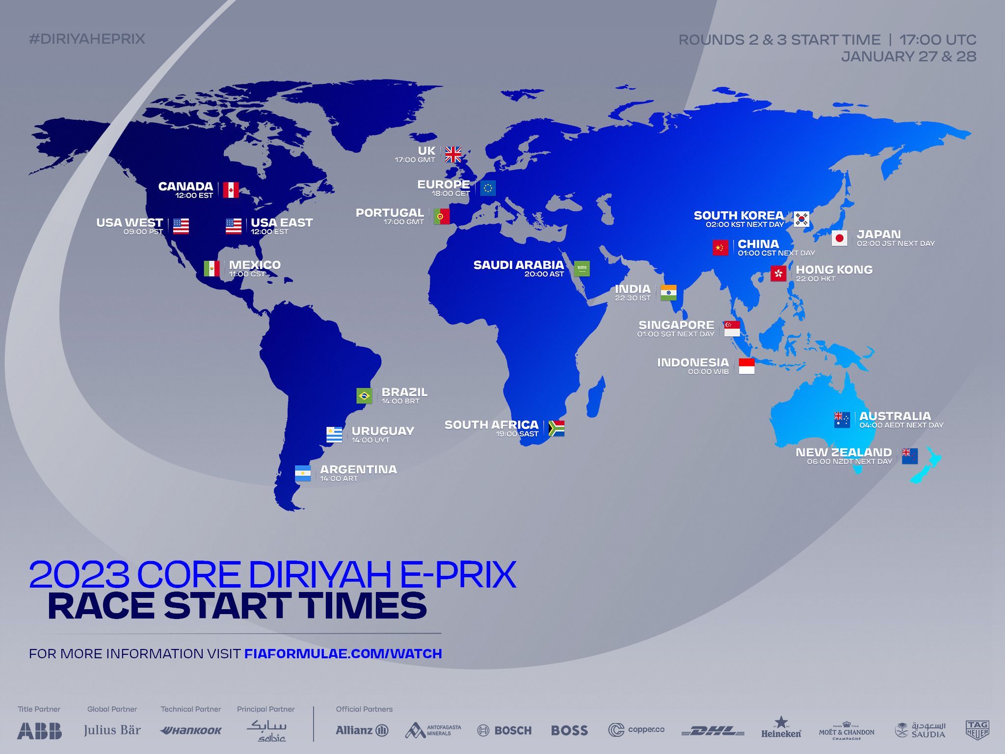 How and when to watch the Diriyah double-header
