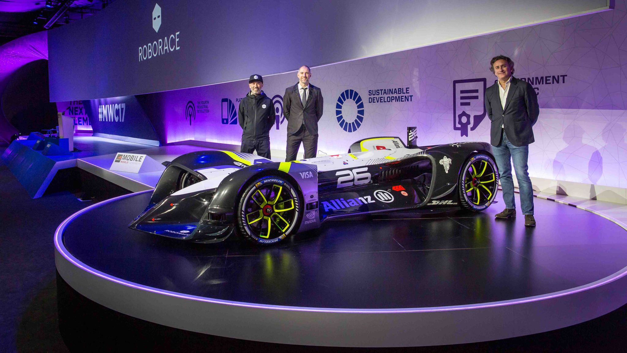 Roborace reveal first driverless electric race car