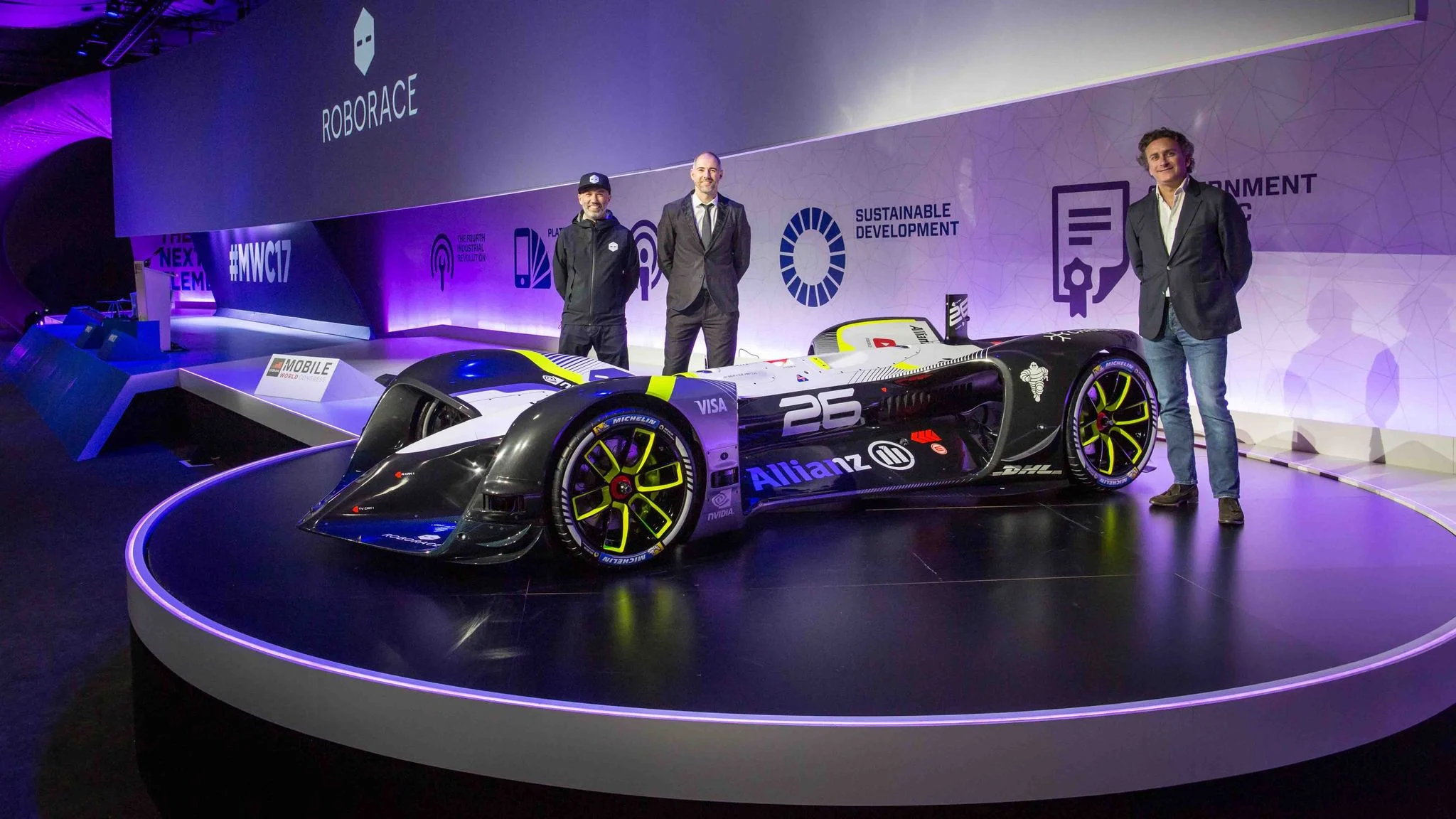 Roborace reveal first driverless electric race car
