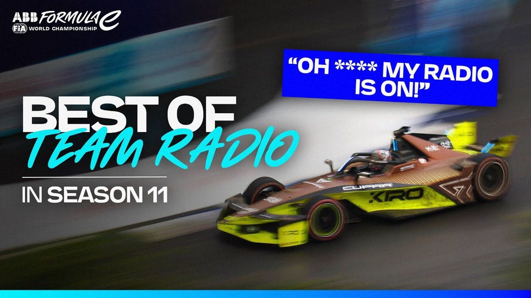 TEAM RADIO: The best of Season 11 from the cockpit